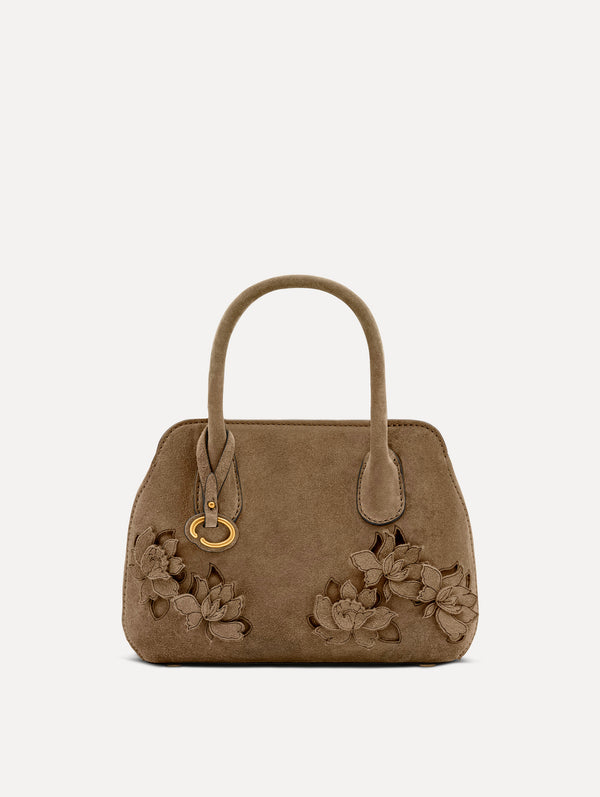 Oscar De La Renta The Mini Ivy In Suede