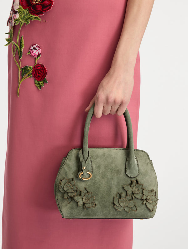 Oscar De La Renta The Mini Ivy In Suede