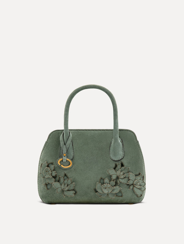 Oscar De La Renta The Mini Ivy In Suede