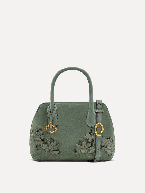 oscar de la renta The Mini Ivy in Suede
