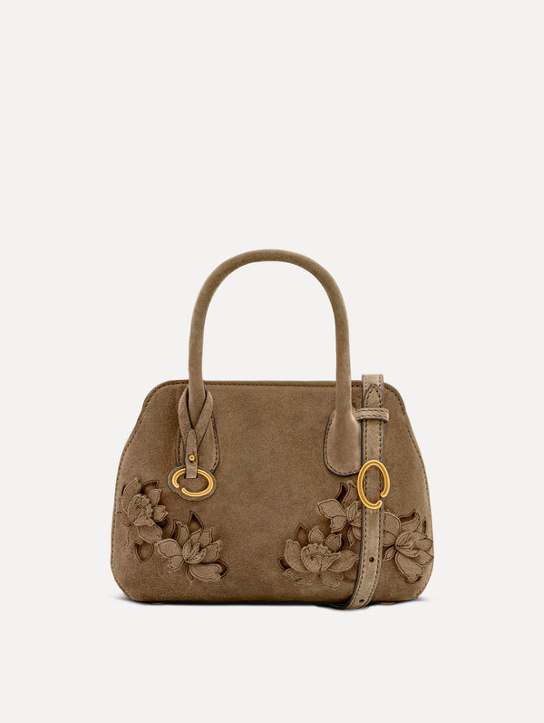 oscar de la renta The Mini Ivy in Suede