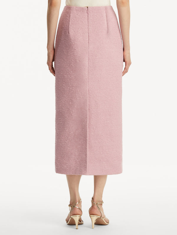 Oscar De La Renta Tweed Pencil Skirt