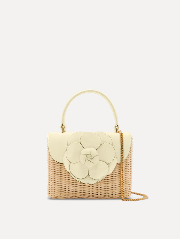 oscar de la renta Wicker Mini TRO Bag