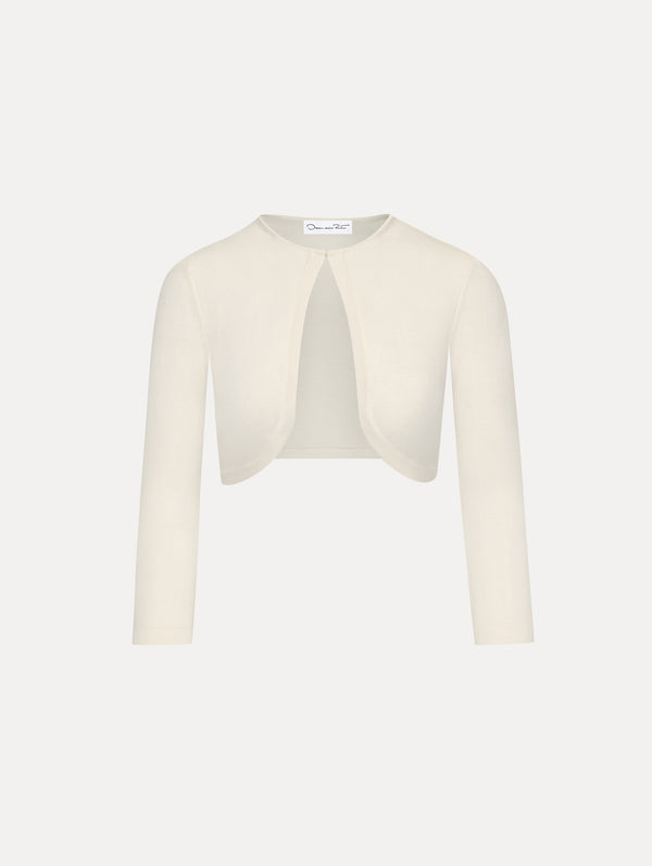 oscar de la renta Wool-Blend Bolero