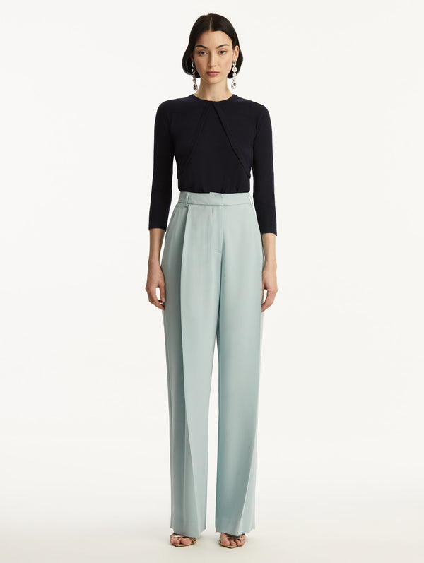 Oscar De La Renta Wool-Blend Bolero