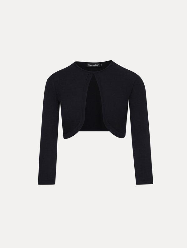 oscar de la renta Wool-Blend Bolero