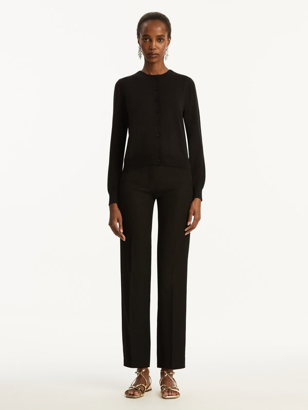 Oscar De La Renta Wool-Blend Cardigan