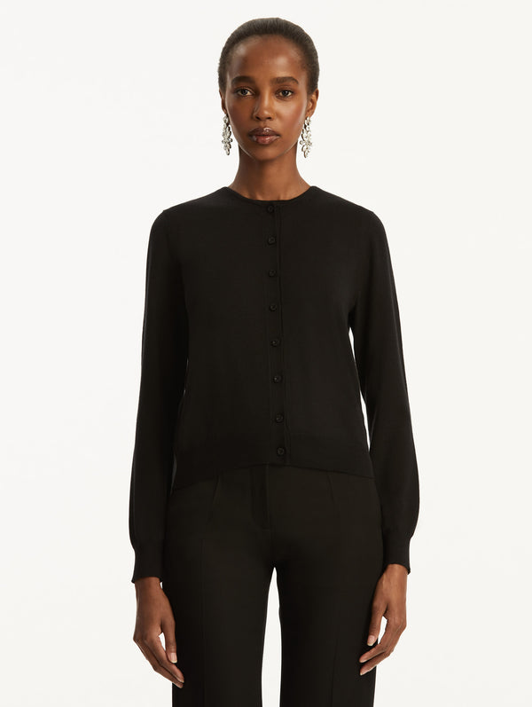 Oscar De La Renta Wool-Blend Cardigan