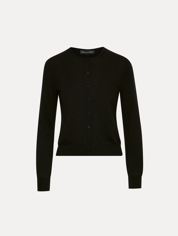 oscar de la renta Wool-Blend Cardigan