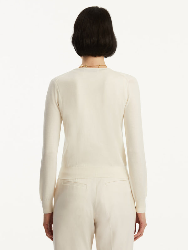 Oscar De La Renta Wool-Blend Cardigan