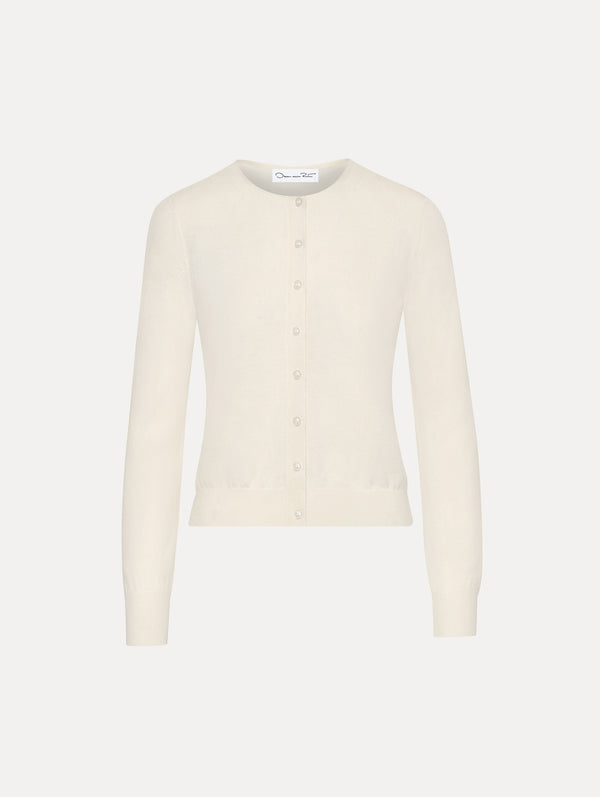 oscar de la renta Wool-Blend Cardigan