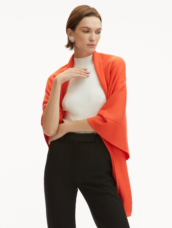 Oscar De La Renta Wool-Blend Shawl