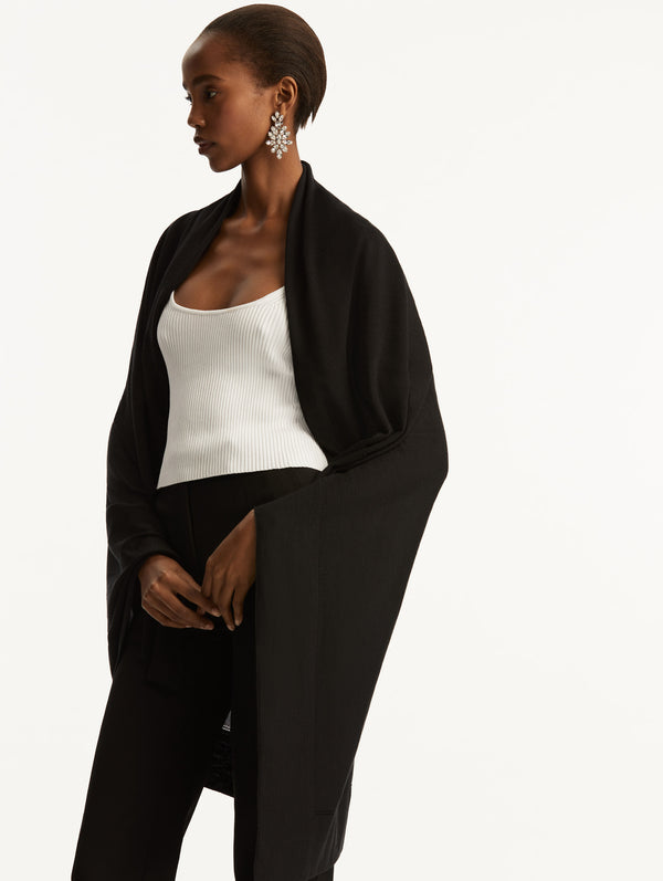 Oscar De La Renta Wool-Blend Shawl