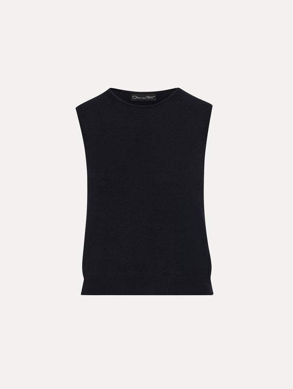 oscar de la renta Wool-Blend Tank