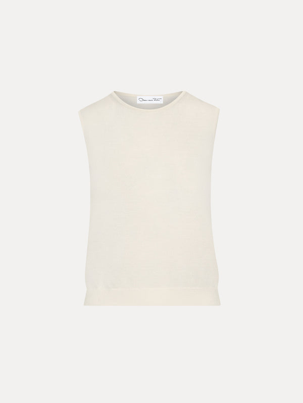oscar de la renta Wool-Blend Tank