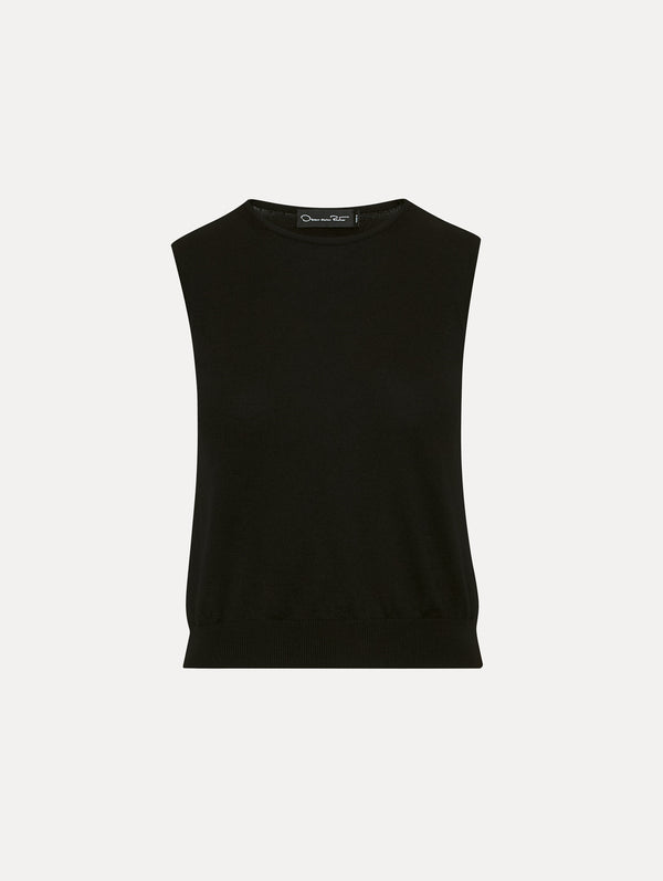 oscar de la renta Wool-Blend Tank