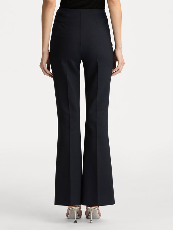 Oscar De La Renta Wool Flared Pant