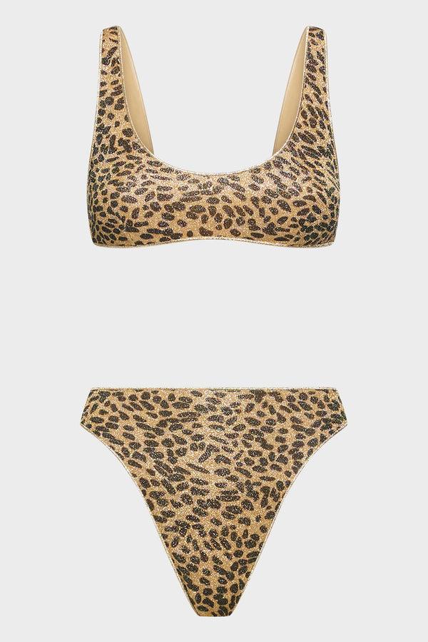 oséree Animalier Sporty Bra 90s Bottom