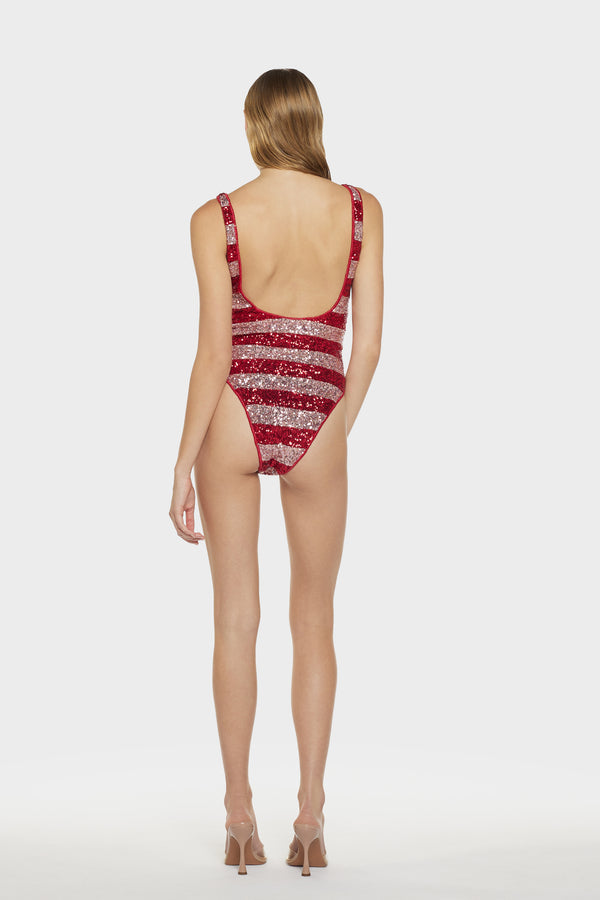 Oséree Candy Paillettes Sporty Maillot