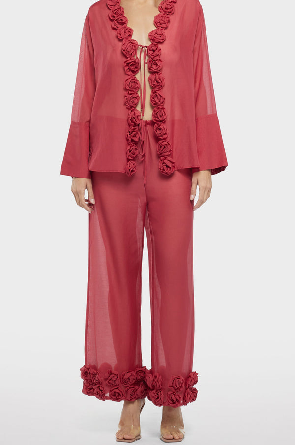 Oséree Cotton Rose Pants