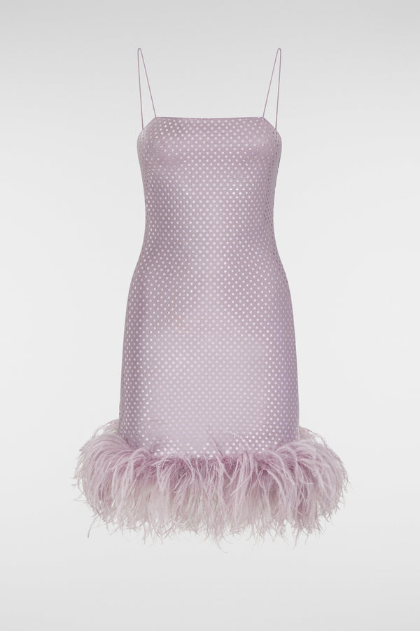 Oséree Disco Plumage Mini Dress