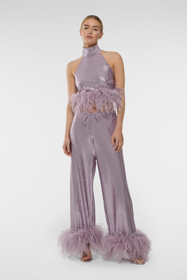 Oséree Disco Plumage Top