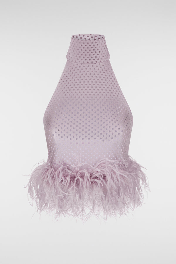 oséree Disco Plumage Top