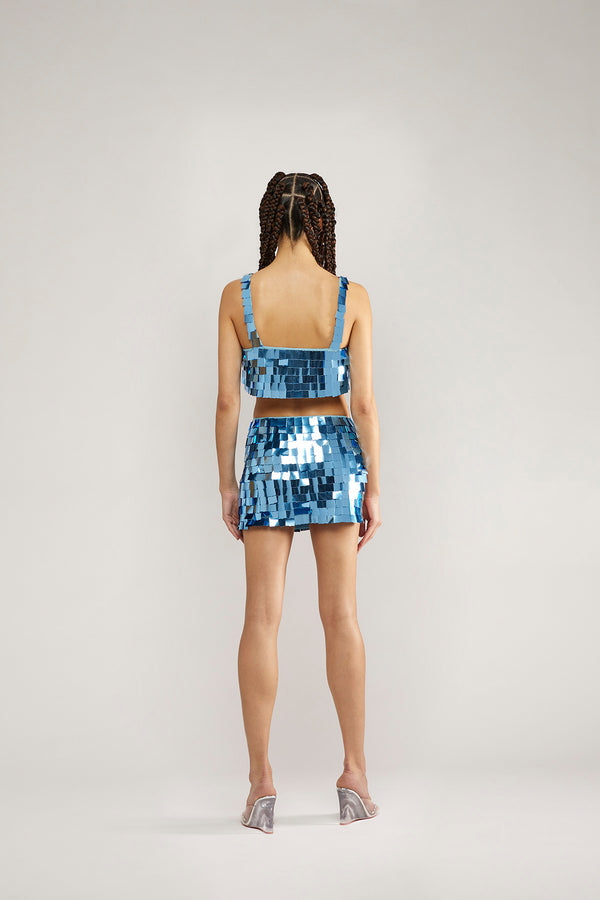 Oséree Disco Sequins Skirt