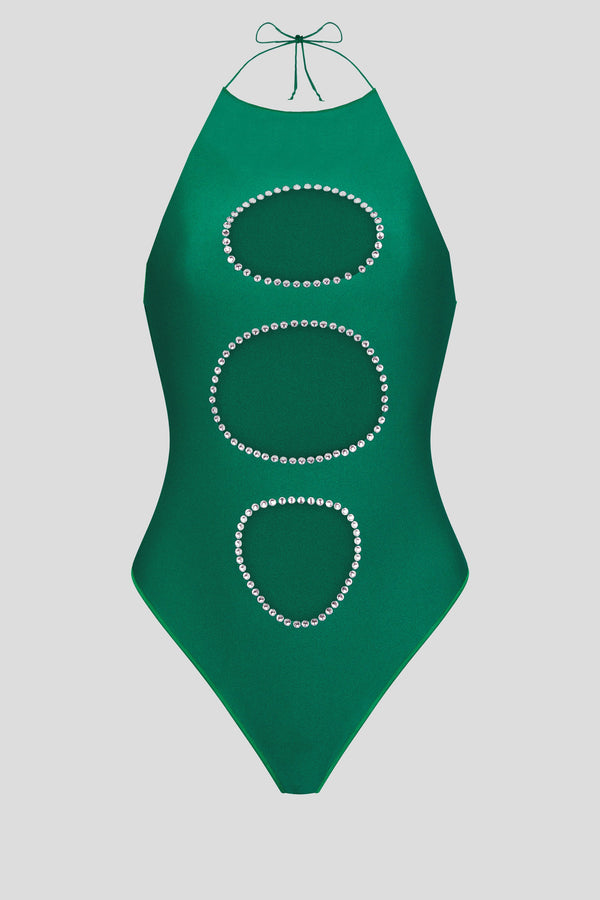 oséree Gem Cut Out Maillot