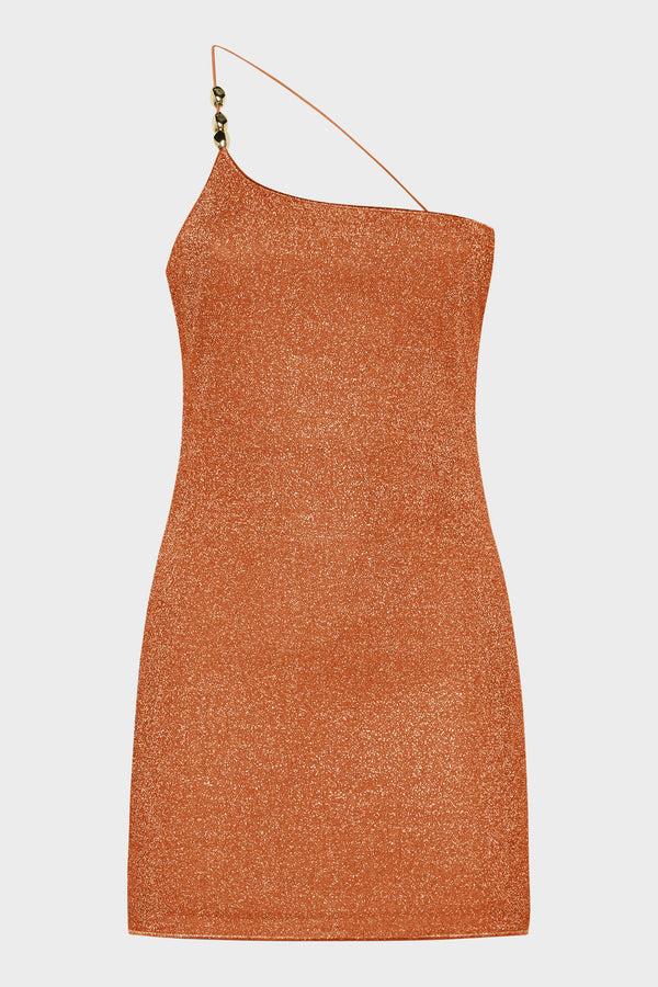 Oséree Glazed Lumière One Shoulder Dress