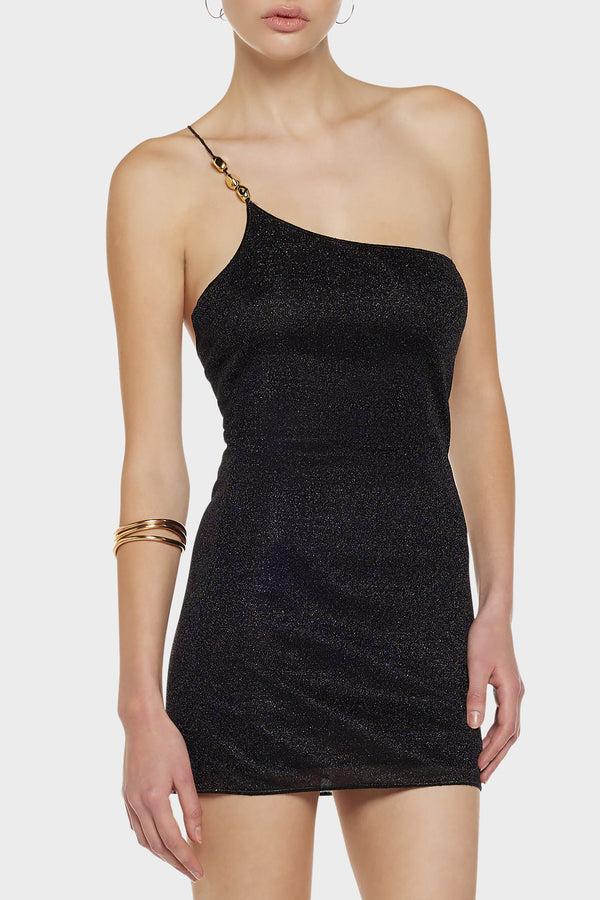 Oséree Glazed Lumière One Shoulder Dress