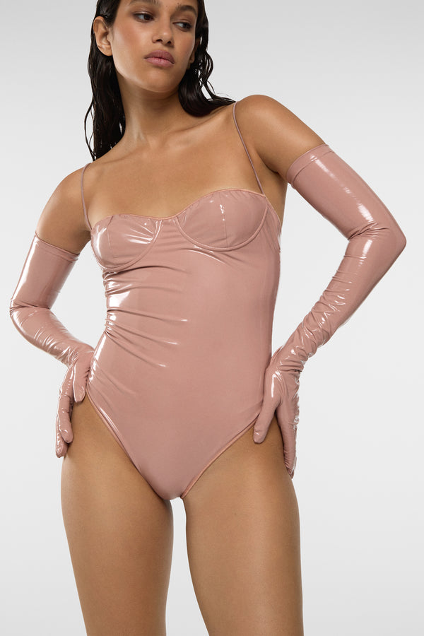 Oséree Latex Balconette Maillot