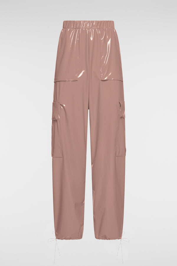 oséree Latex Cargo Pants