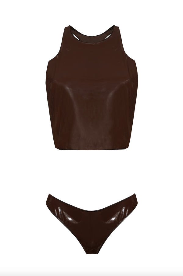 Oséree Latex Sporty Set