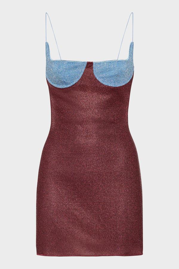 oséree Lumière Bicolor Balconette Dress