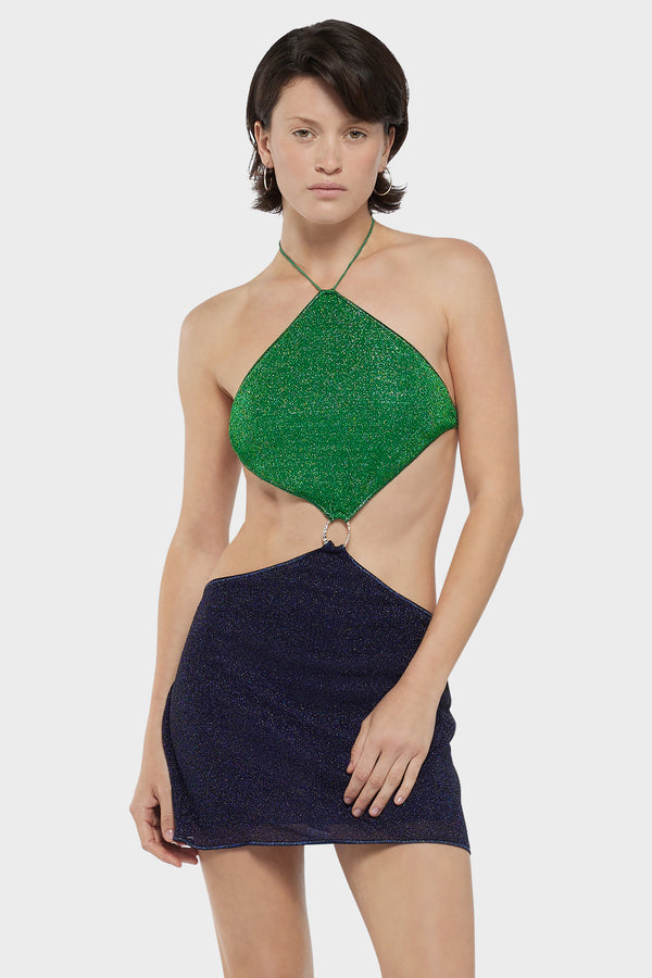 Oséree Lumière O Gem Bicolor Diamond Dress