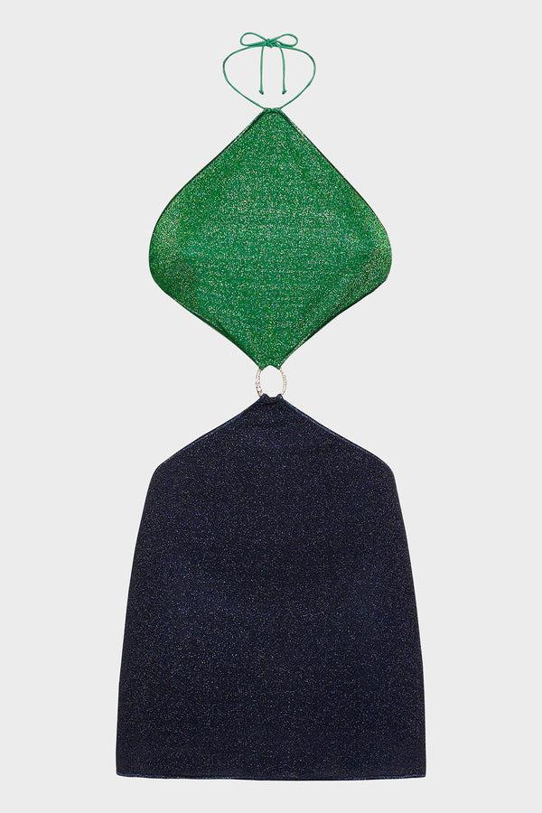 oséree Lumière O Gem Bicolor Diamond Dress