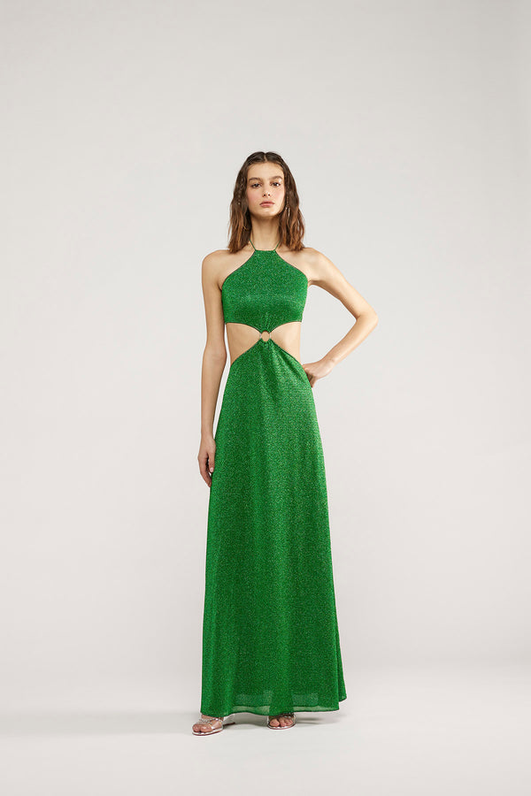 Oséree Lumière O Gem Cut Out Dress