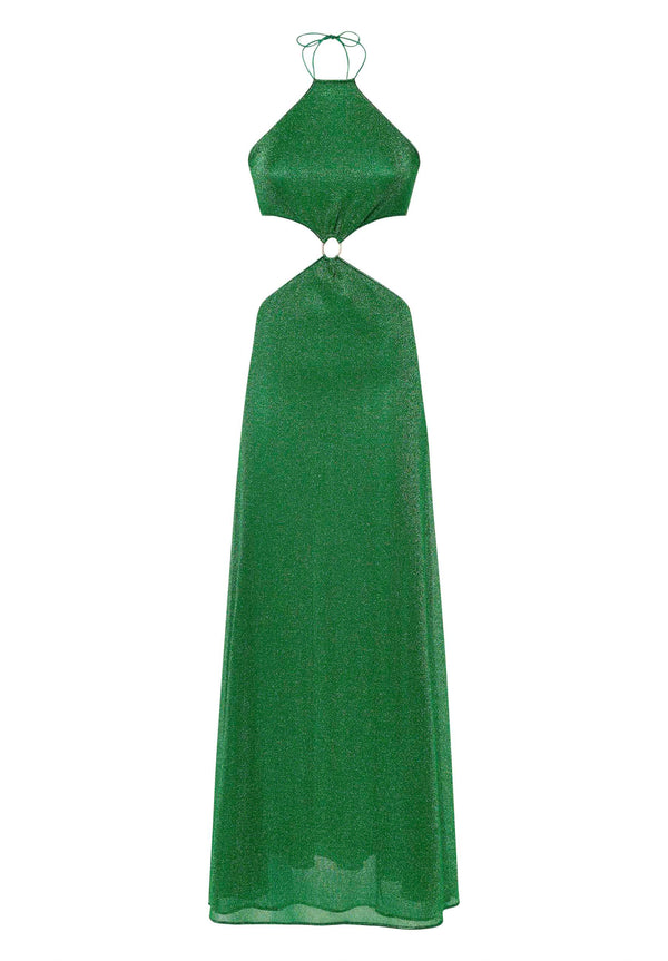 oséree Lumière O Gem Cut Out Dress
