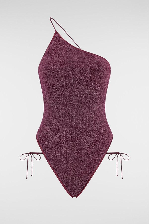 Oséree Lumière One Shoulder Lace Maillot