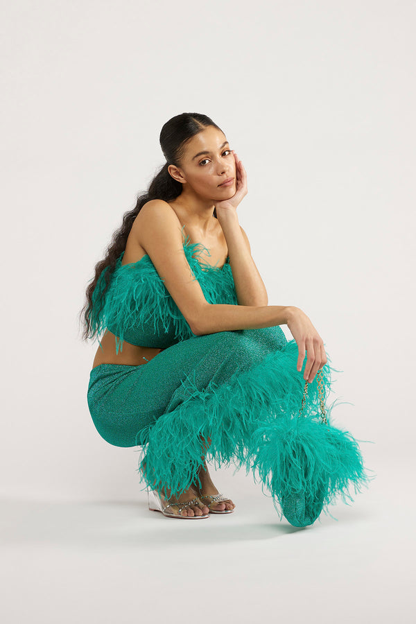 Oséree Lumière Plumage Long Pants