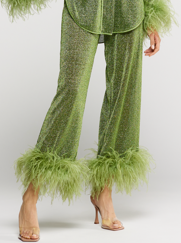 Oséree Lumière Plumage Pants