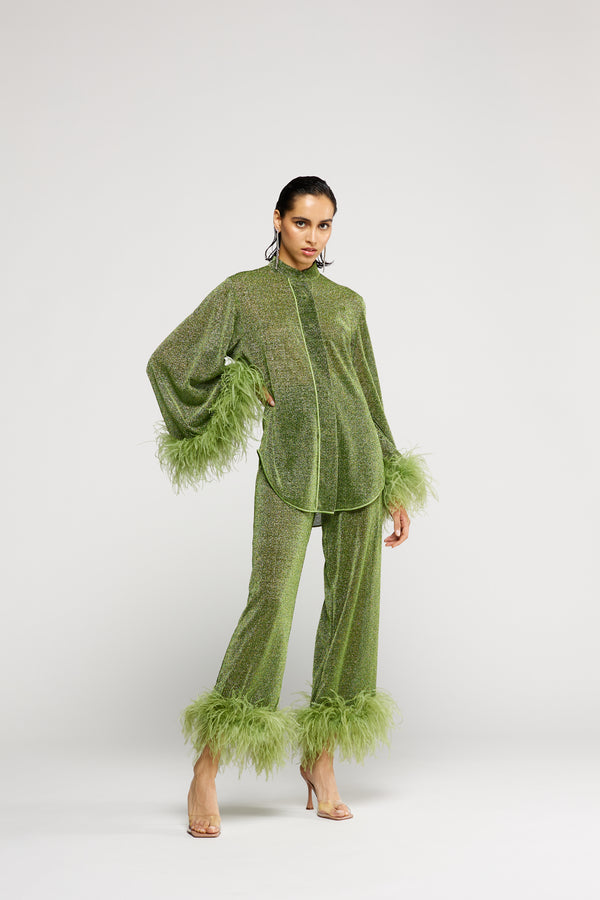 Oséree Lumière Plumage Pants