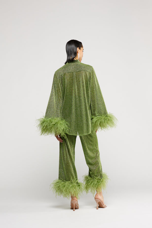 Oséree Lumière Plumage Pants