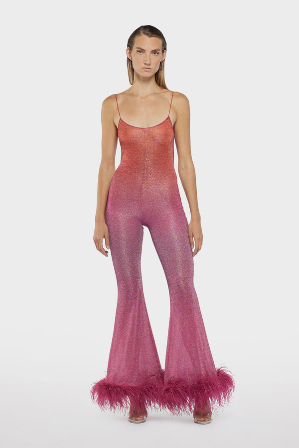 Oséree Lumière Shade Plumage Jumpsuit