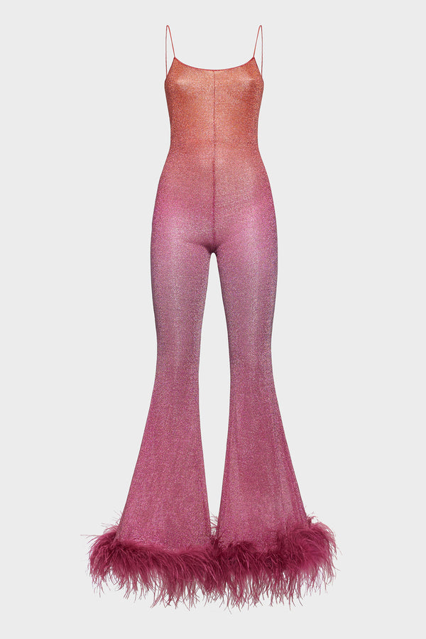 oséree Lumière Shade Plumage Jumpsuit