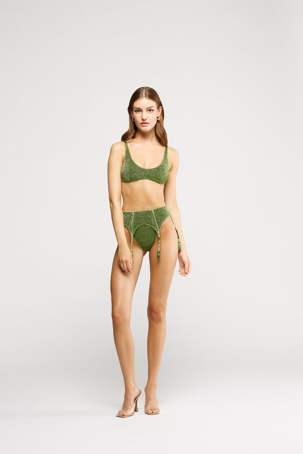 Oséree Lumière Sporty Belt Two Piece