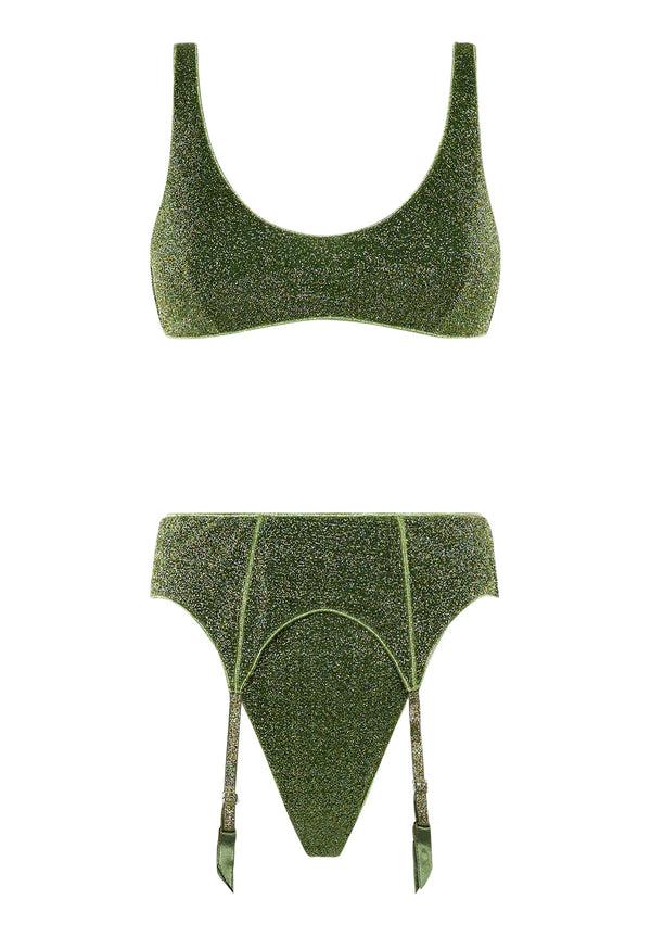 oséree Lumière Sporty Belt Two Piece