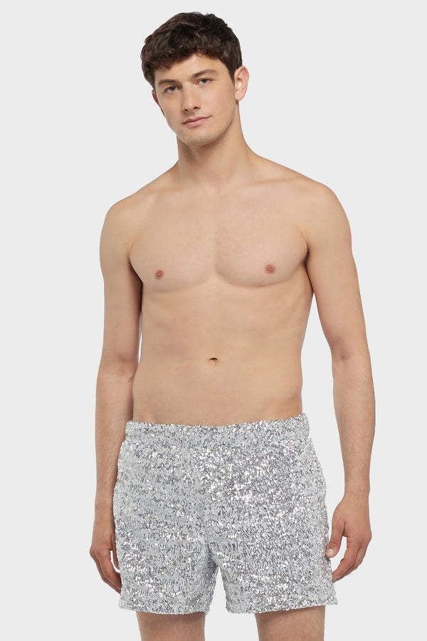 Oséree Men Paillettes Shorts