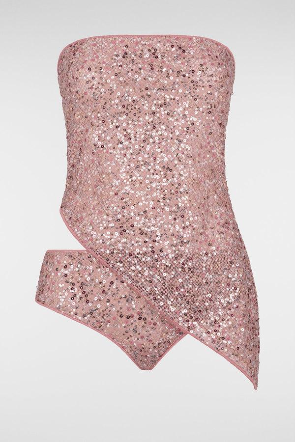 oséree Netquins Asymmetrical Bandeau